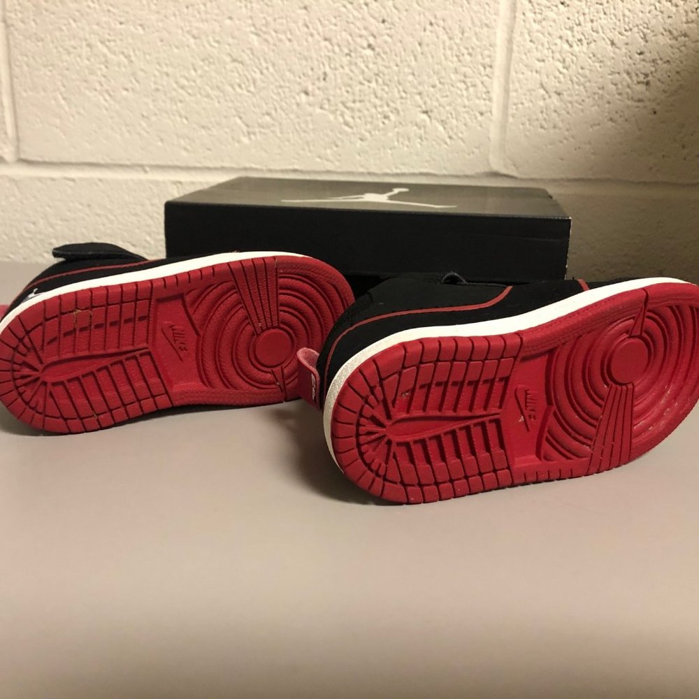 JORDAN 1 FLIGHT 2 BT BABY SNEAKERS, SIZE 7C/ EUC - Picture 6 of 7